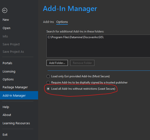 Datamine Discover KB I have installed Discover for ArcGIS Pro, but